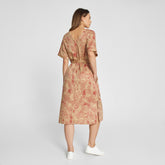 Dress Bornholm Palm Leaves Beige